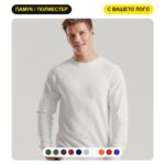 Мъжка блуза LIGHTWEIGHT RAGLAN с печат на лого