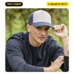 Шапка с козирка RAPPER CANVAS S с печат на лого
